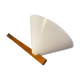 Teak and acrylic wall lamp