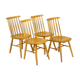 Set de 4 chaises "Pinnstol" en hêtre Suède 1960