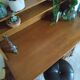 Bureau scandinave pieds compas vintage