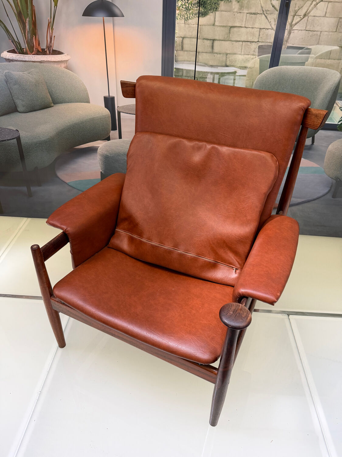 Armchair model Bwana designed by Finn Juhl.