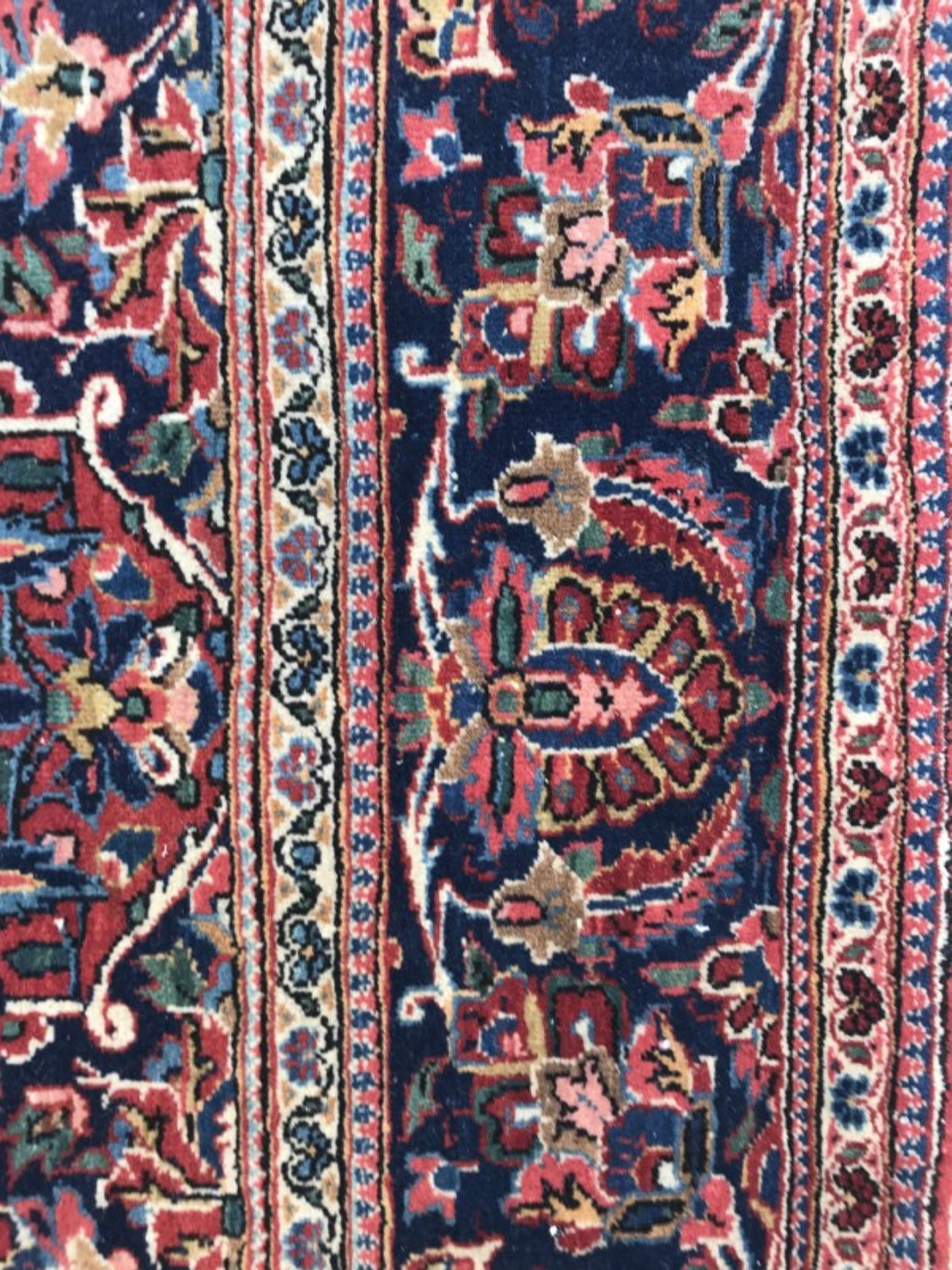 Tapis ancien Kashan Iran 135X198 CM