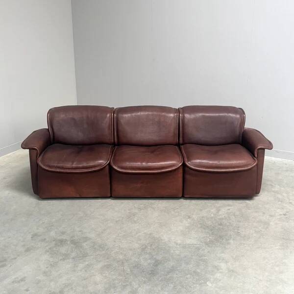 De Sede DS12 3 seat sofa, Switzerland 1970s