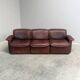 De Sede DS12 3 seat sofa, Switzerland 1970s