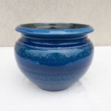 Blue pot cover