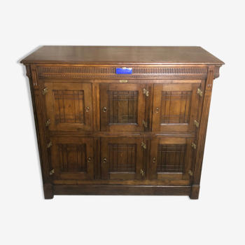 Meuble de rangement en chêne de la marque Frigidaire Années 50