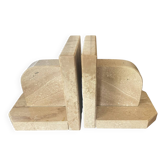 Pair of vintage marble bookends
