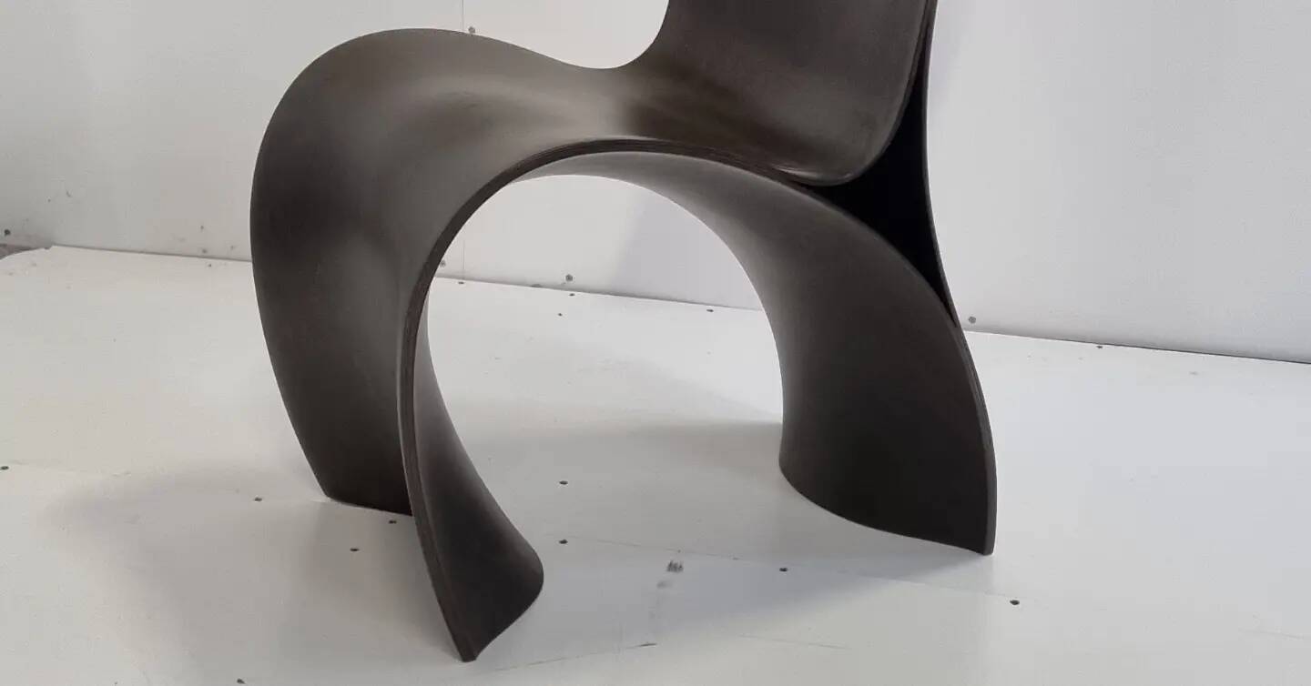 Chaise Ron Arad en contreplaqué 3 peaux pour moroso