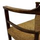 Art Deco chair minimalist oak wicker minimalist design