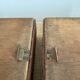 Set of 2 botanical decorative wooden frames, 13cm x 15.5cm