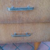 Showcase cabinet chest of drawers spindle foot