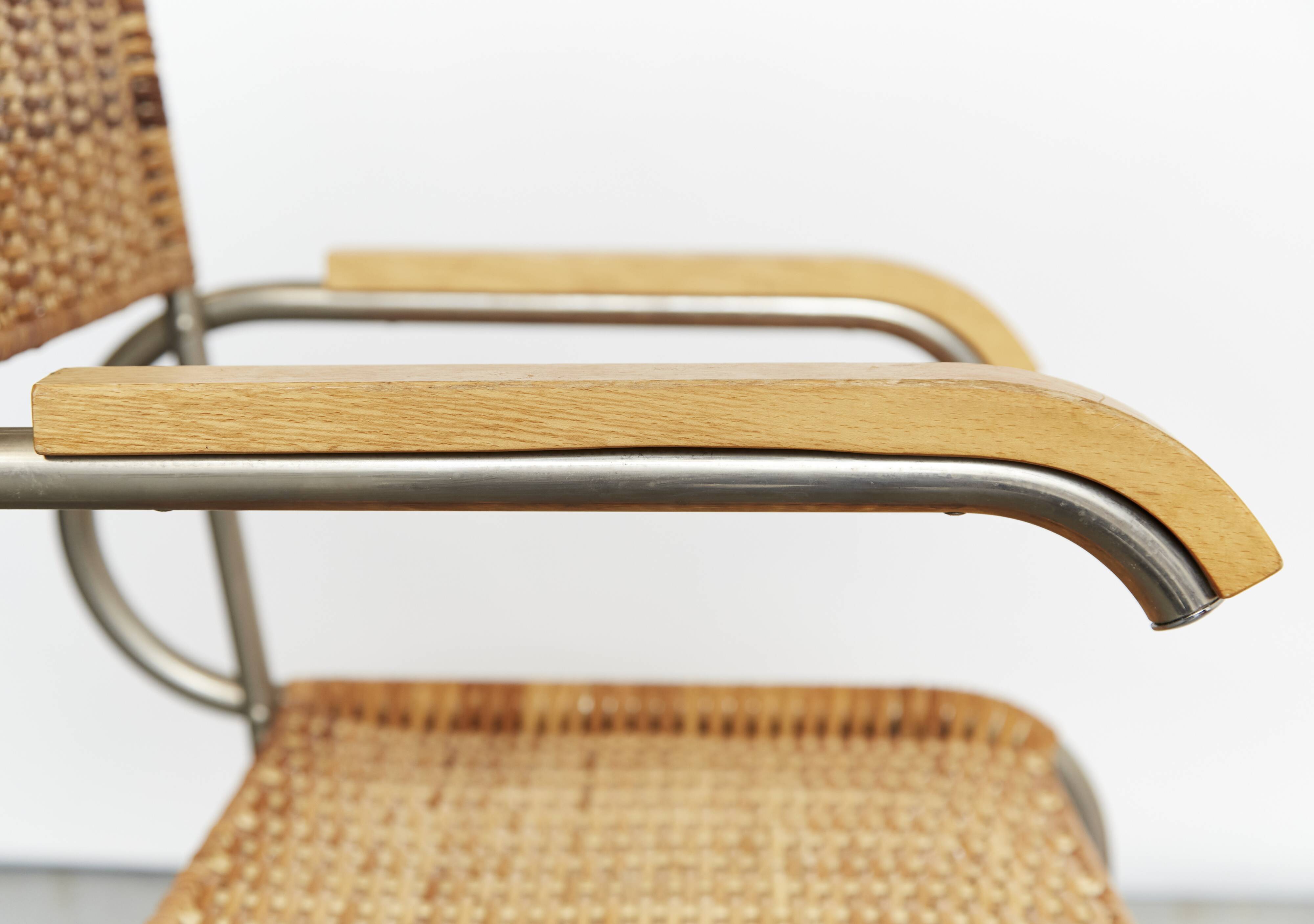 Marcel Breuer Armlehnstuhl D40 für Tecta I Set of Four