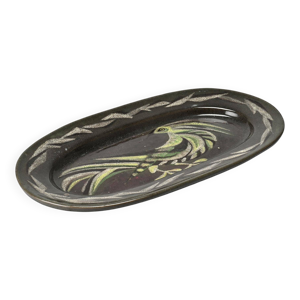 plat en céramique émaillée,