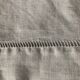 Antique cotton and linen sheet with the monogram M B