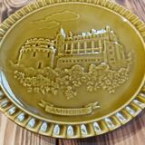 Faience plate of Gien castle of Amboise