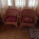Paire de fauteuils en rotin
