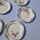 Set of 8 Flat Plates Barfleur Model Sarreguemines Manufacture