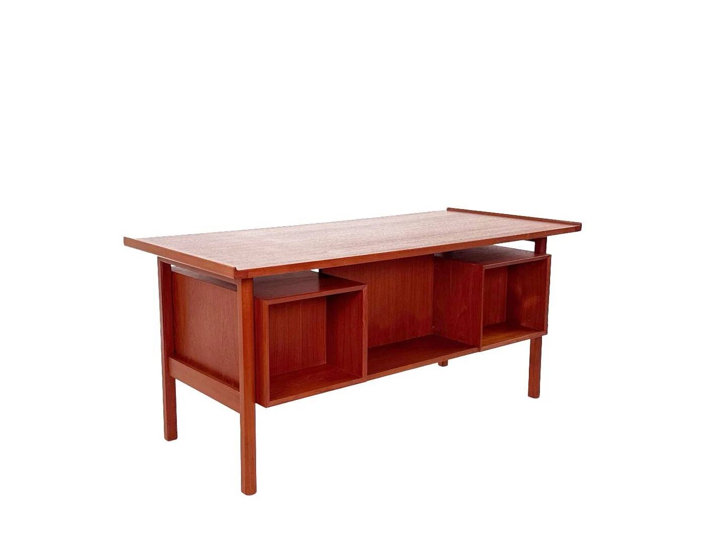 Vintage desk model 75 by Niels Clausen in teak - NC Møbler, Denmark 1960s