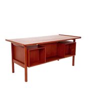 Vintage desk model 75 by Niels Clausen in teak - NC Møbler, Denmark 1960s