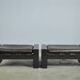 Sonja wasseur / brutalist leather footstools / netherlands 1970s