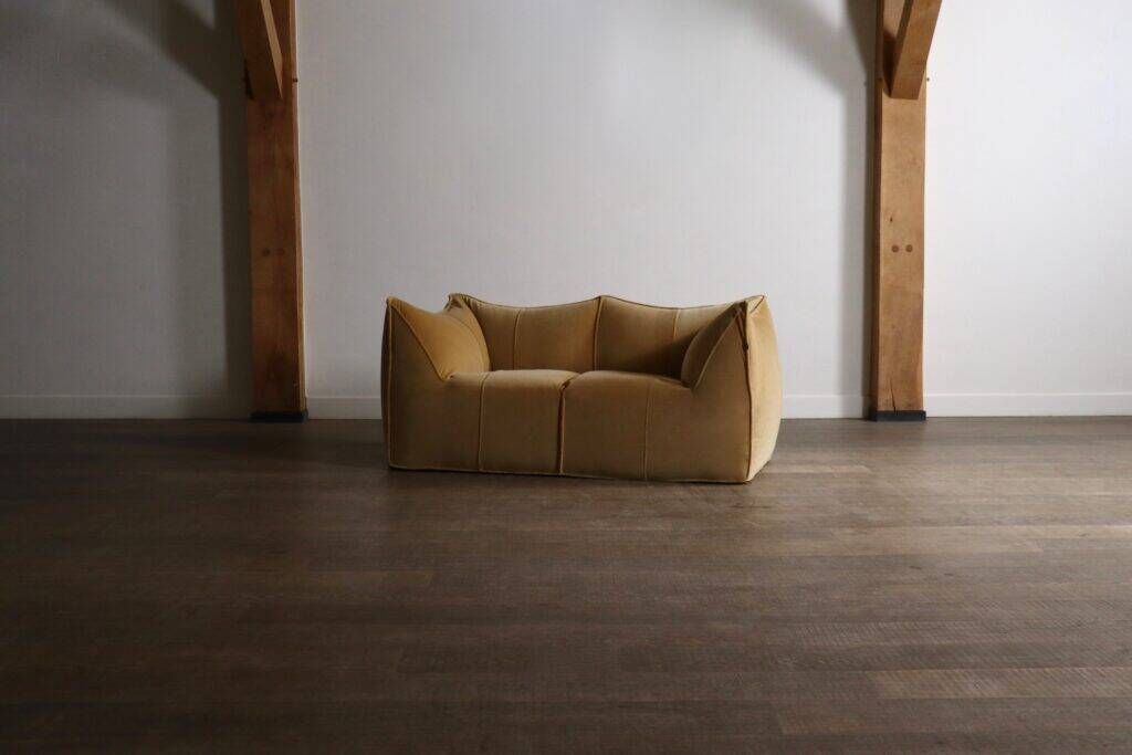 Le Bambole sofa in velvet by Mario Bellini for B&B Italia, 1970s