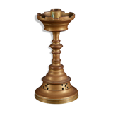 Vintage candle holder copper alloy