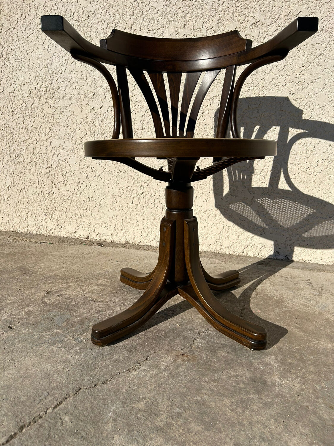 Swivel vintage armchair