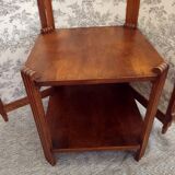 Art Deco Square Pedestal Table