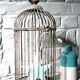 Cage à oiseaux en métal