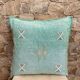 Silk cactus cushion cover: Handwoven Moroccan Sabra cushion.