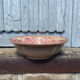 Large ironstone basin model Rosette U&C Sarreguemines