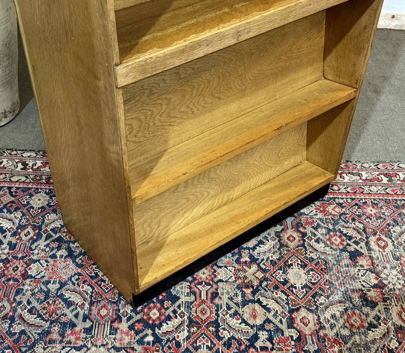 Etagère bibliothèque d'école en chêne double face