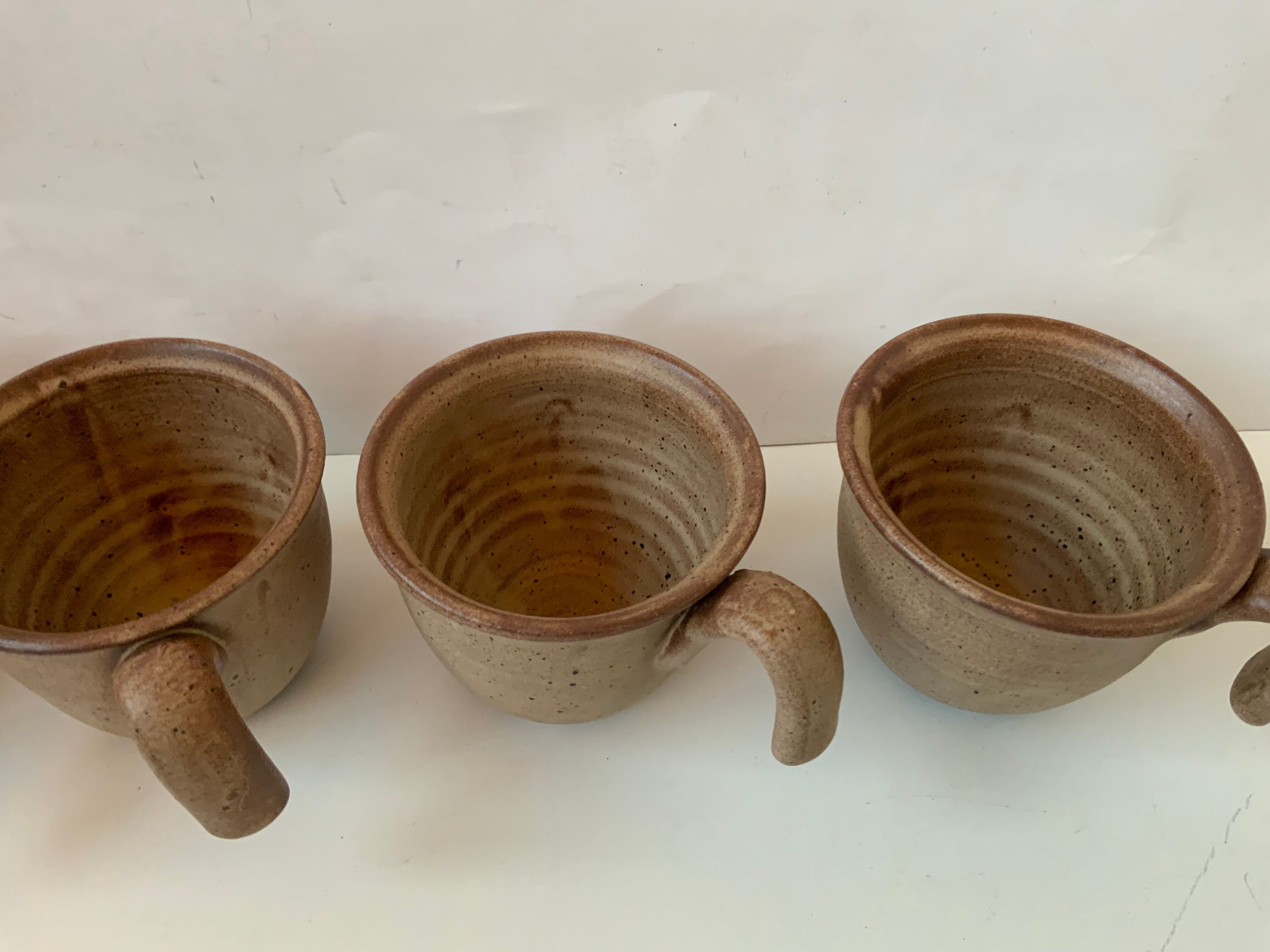 Selency sandstone cups x Monoprix Croisé Laroche