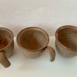 Selency sandstone cups x Monoprix Croisé Laroche