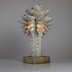 Glazed Ceramic Light Sculpture by Birthe Aksby, Denmark, 1970s