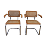 Pair of Armchairs Cesca B64 Breuer