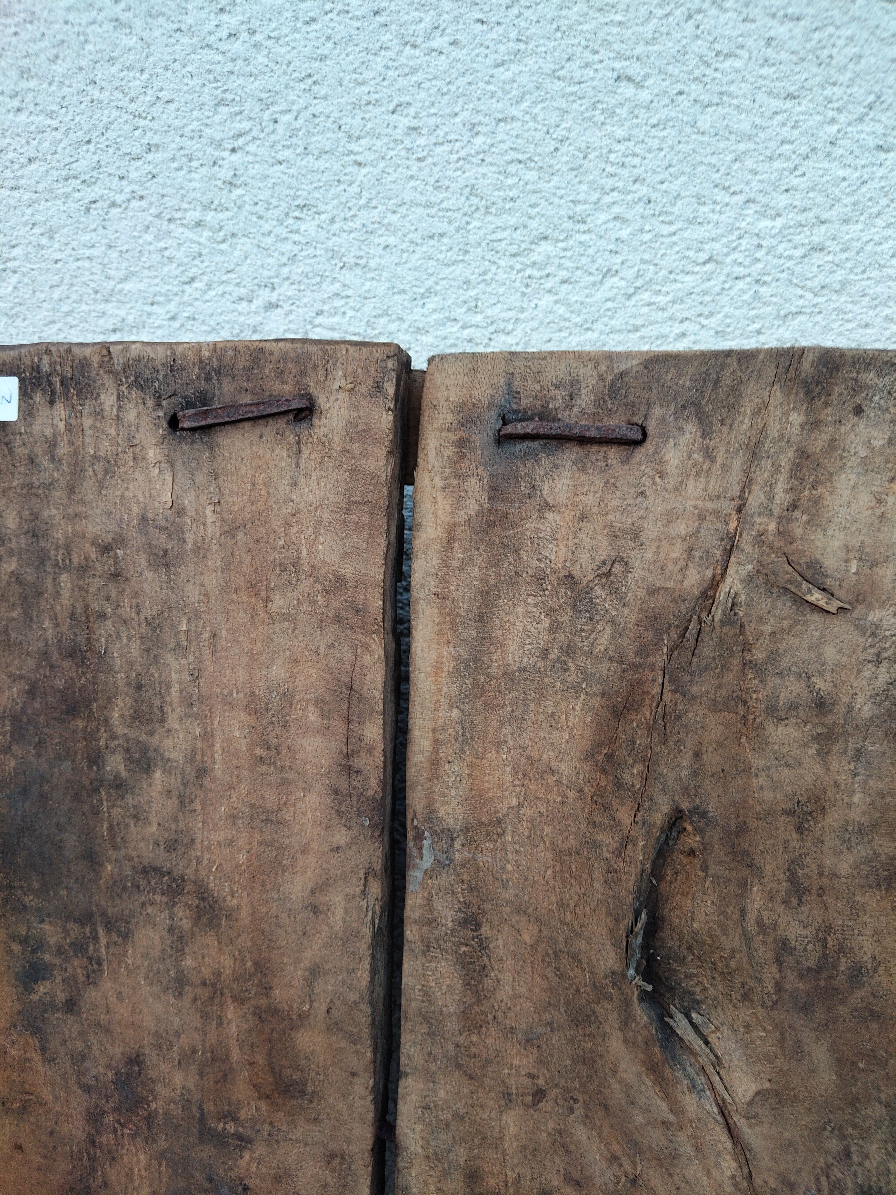 Old carved Dogon attic door – Mali – traditional lock