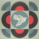 Shepard Fairey (Obey Giant): Geometric Dove Black - Signed Lithograph
