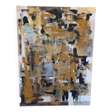 Abstract painting by decorator Erik Huet Alvarez
