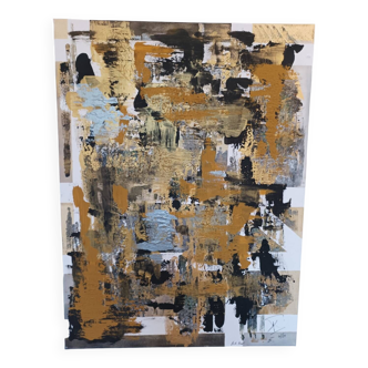 Abstract painting by decorator Erik Huet Alvarez