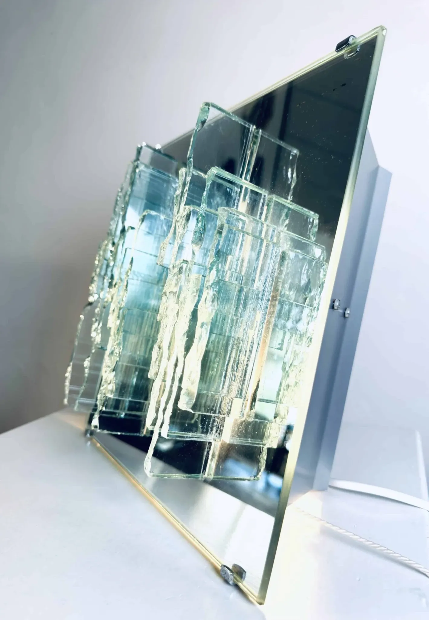 C-1715 'Breukrelief' Wall Lamp By Willem Van Oyen For Raak Amsterdam, The Netherlands, 1968