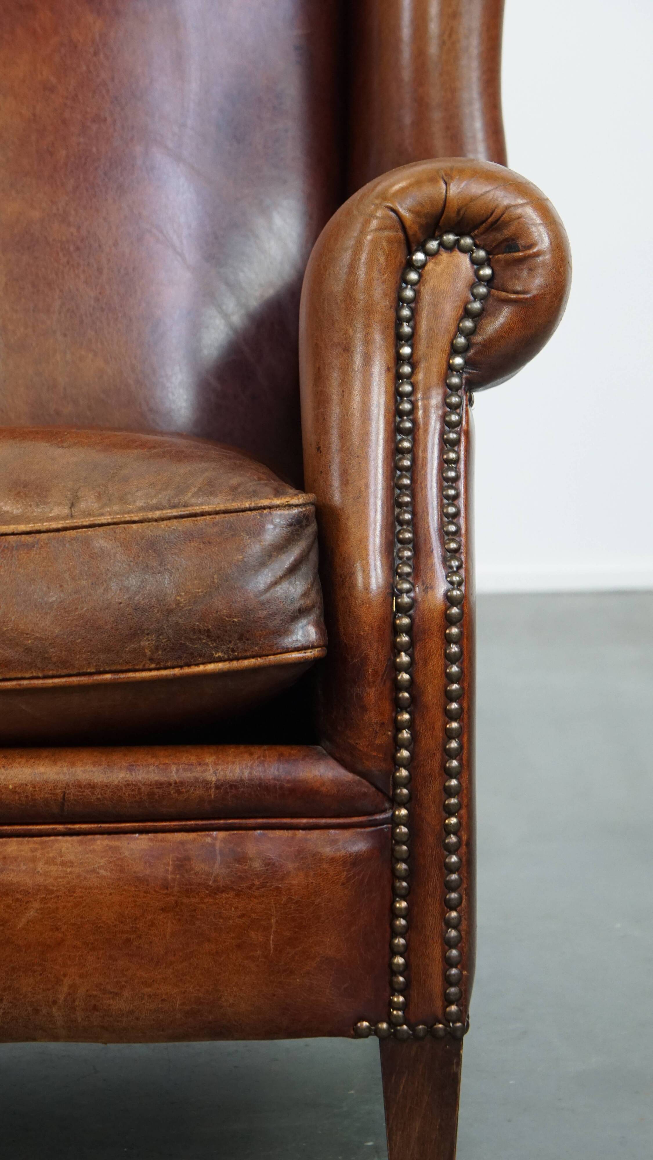 Sheepskin Wingback Chair