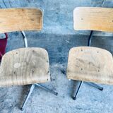 Pair of workshop chairs