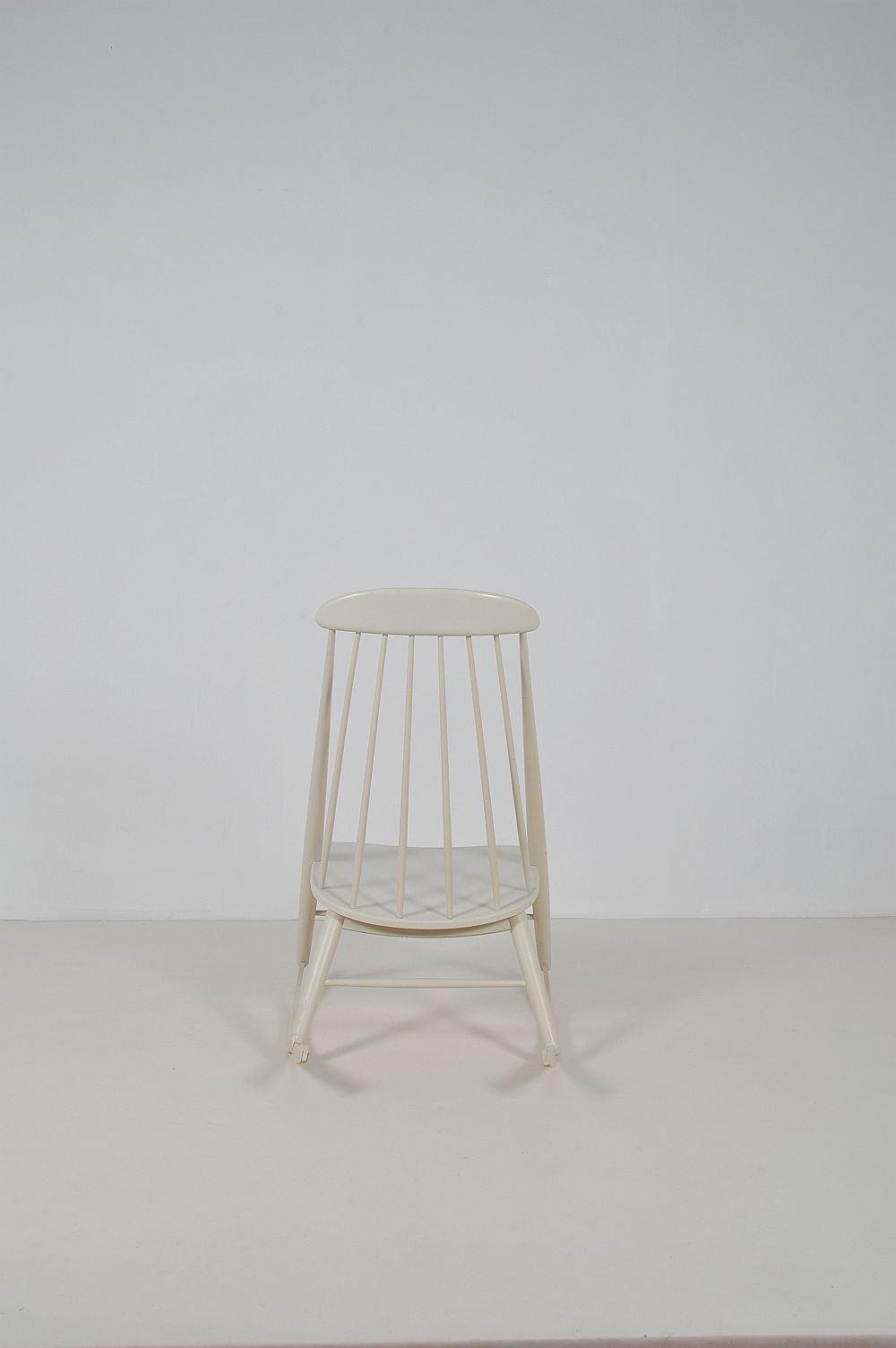 Scandinavian rocking chair with unusual design, 1950s