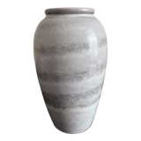 Grey ceramic vase