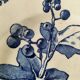 E. Bourgeois Grand Dépôt plant blue decoration washbasin plate