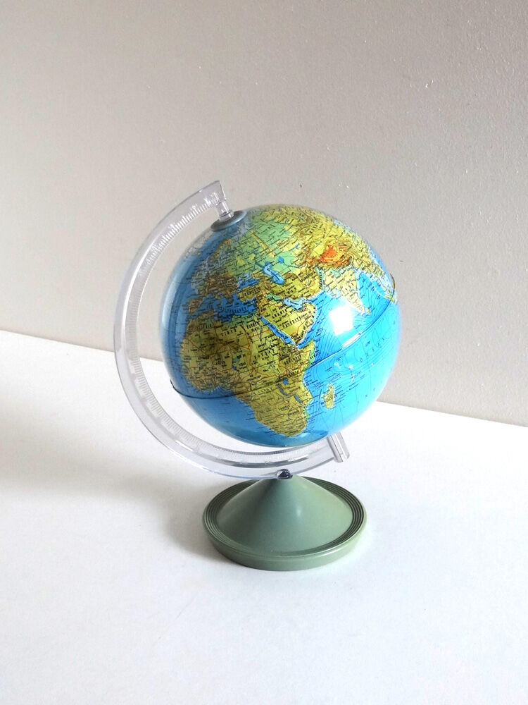 Globe terrestre années 60