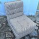 Vintage fabric armchair