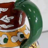 Polychrome vase in glazed earthenware, Nabeul – 1920