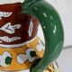 Polychrome vase in glazed earthenware, Nabeul – 1920