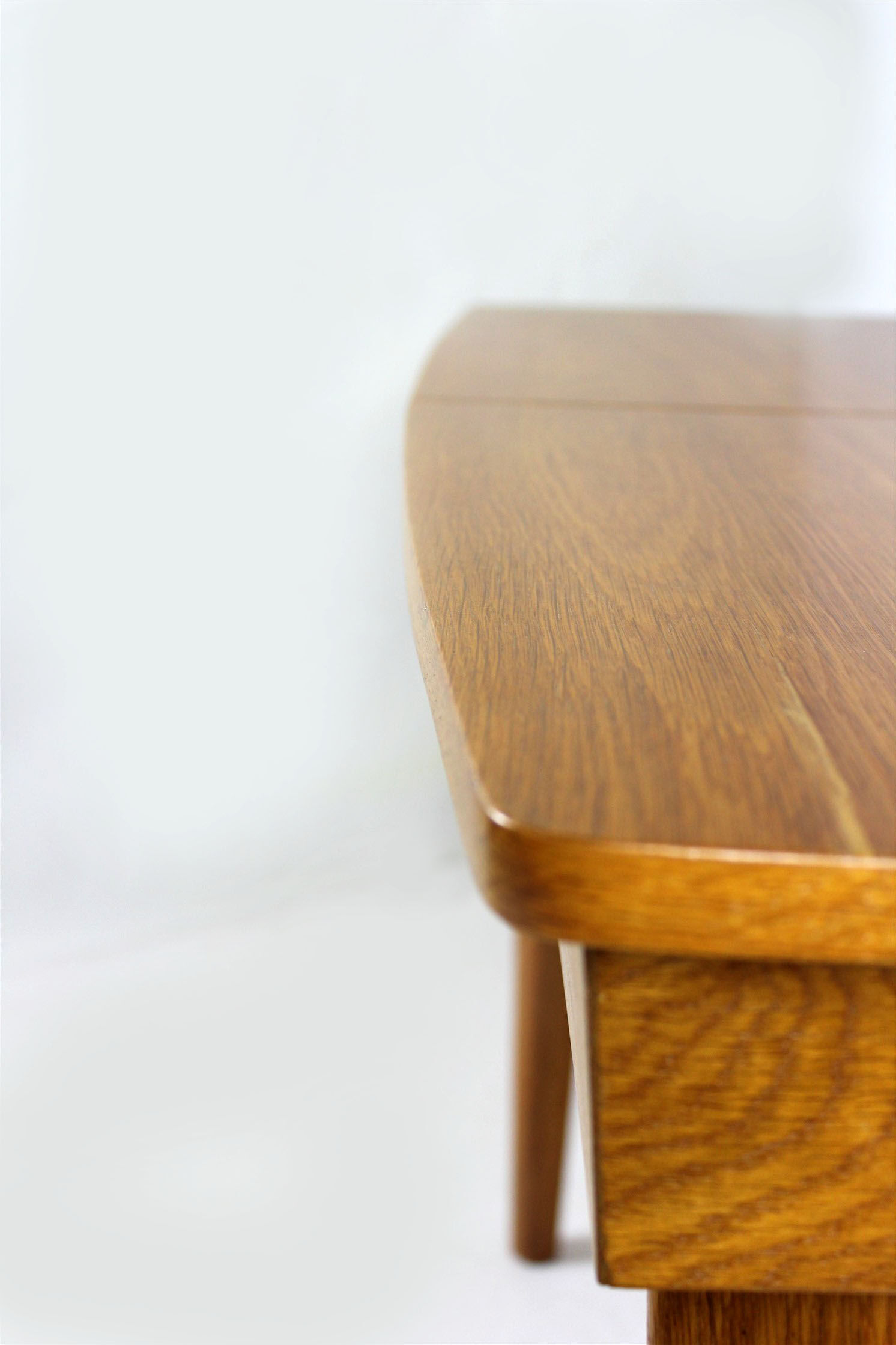 Oak veneered folding dining table from UP Závody 1960 s